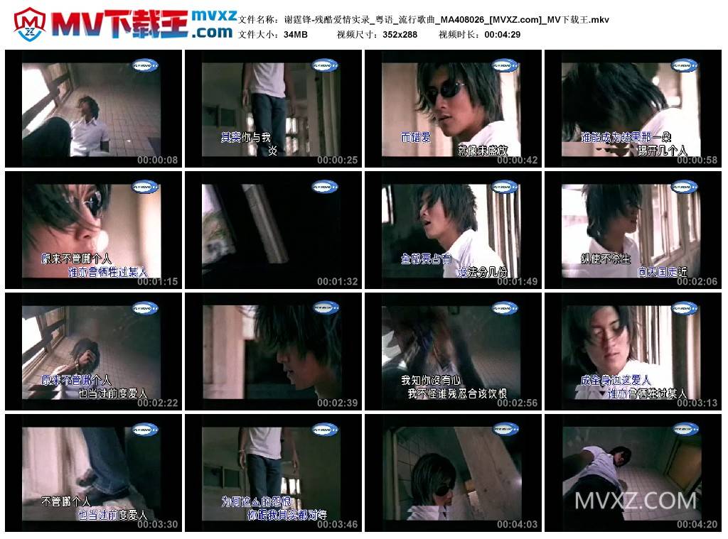 谢霆锋-残酷爱情实录_粤语_流行歌曲_MA408026
